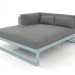 3d model XL modular sofa, section 2 left (Blue gray) - preview