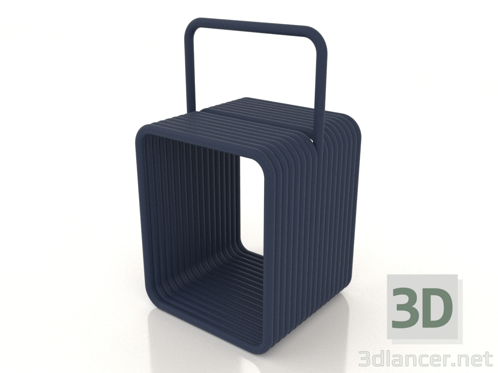 3d model Madera alta (azul) - vista previa