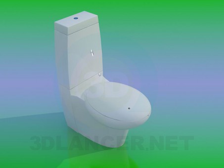 Modelo 3d WC - preview