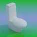 Modelo 3d WC - preview