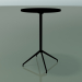 3d model Round table 5717, 5734 (H 105 - Ø69 cm, unfolded, Black, V39) - preview