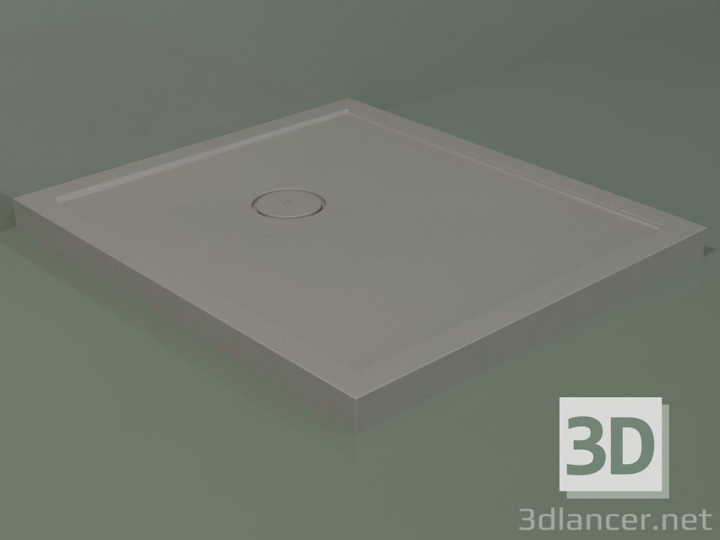 3d model Shower tray Medio (30UM0137, Clay C37, 80x90 cm) - preview