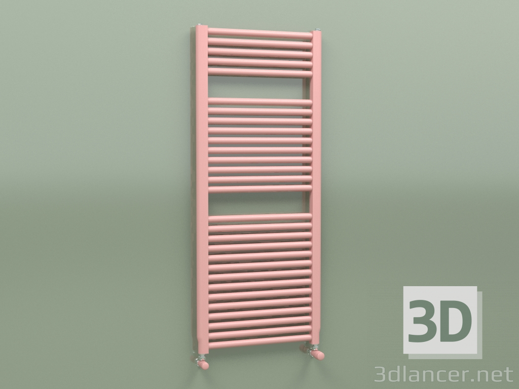 3d model Heated towel rail NOVO (1196x500, Pink - RAL 3015) - preview