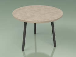 Table basse 013 (Metal Smoke, Farsena Stone)