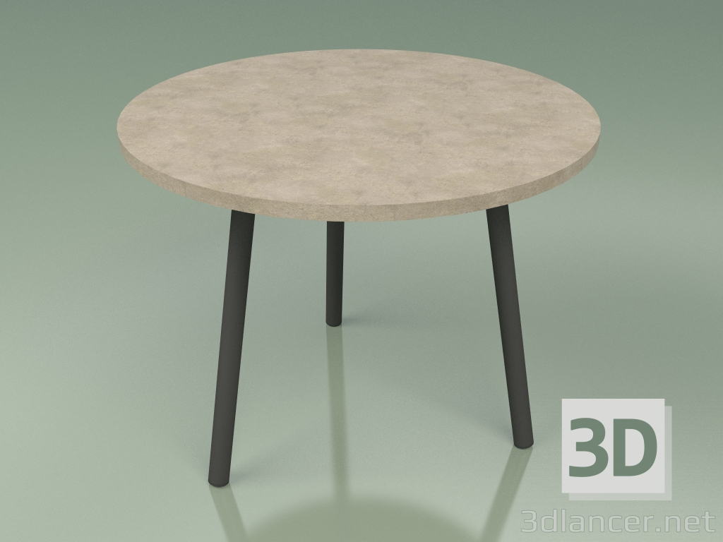 3d model Mesa de centro 013 (Metal Smoke, Farsena Stone) - vista previa