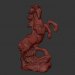 modèle 3D de Altair_Studio_horse_dark acheter - rendu