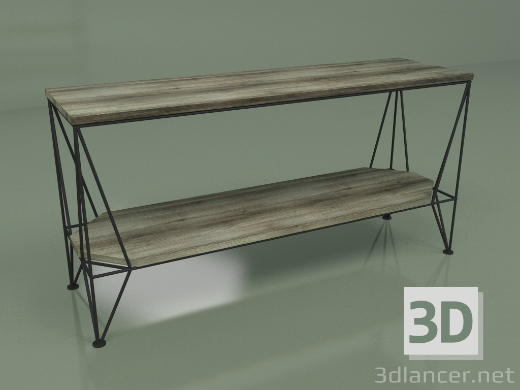 3d model Estante de suelo STILT (fresno gris) - vista previa