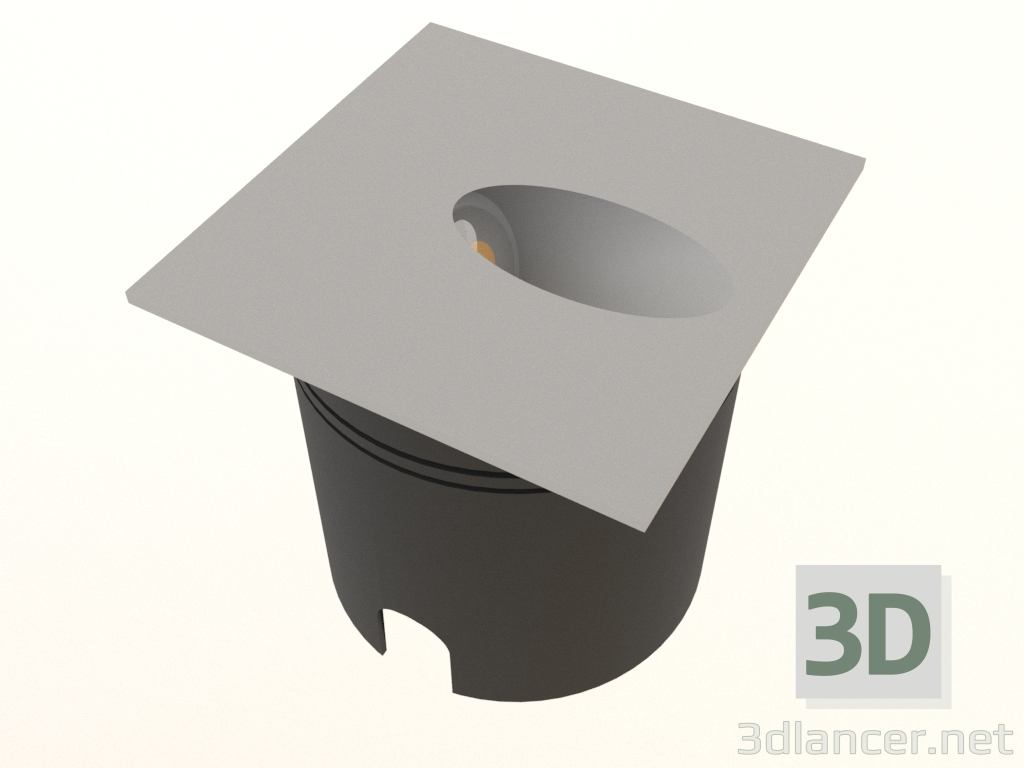 3d model Recessed street lamp (7026) - preview