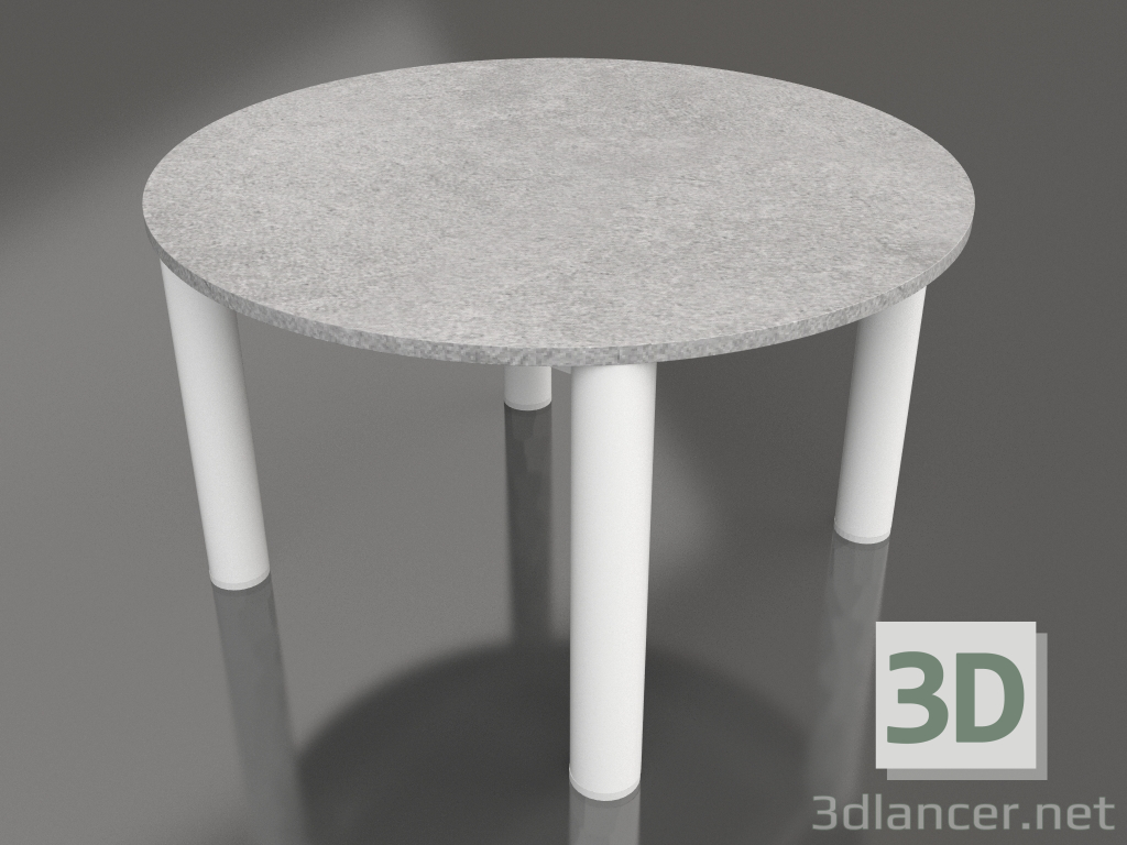 3D modeli Sehpa D 60 (Beyaz, DEKTON Kreta) - önizleme