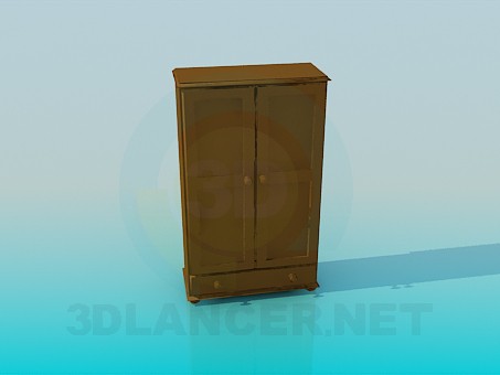 3D Modell Kleiner Schrank - Vorschau