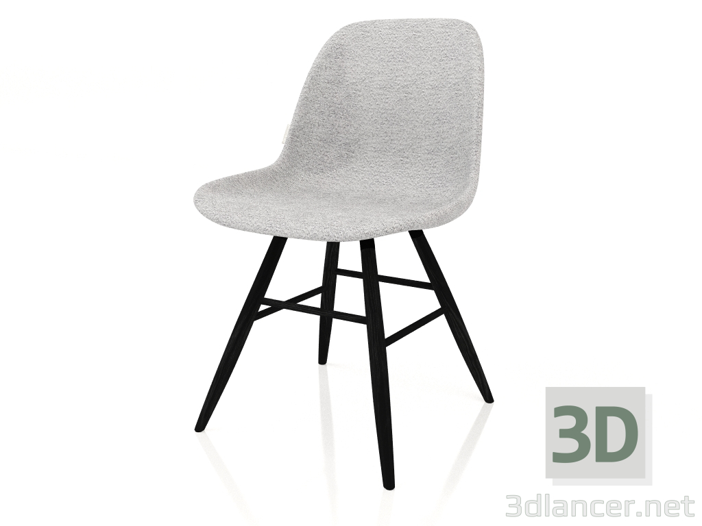 3d model Albert Kuip Soft chair (Light Gray) - preview