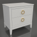 3d model Bedside table (white, option 1) - preview