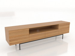 TV stand LARGE OPEN 2 2000 mm (natural oak)