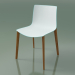 3d model Chair 0355 (4 wooden legs, two-tone polypropylene, teak effect) - preview