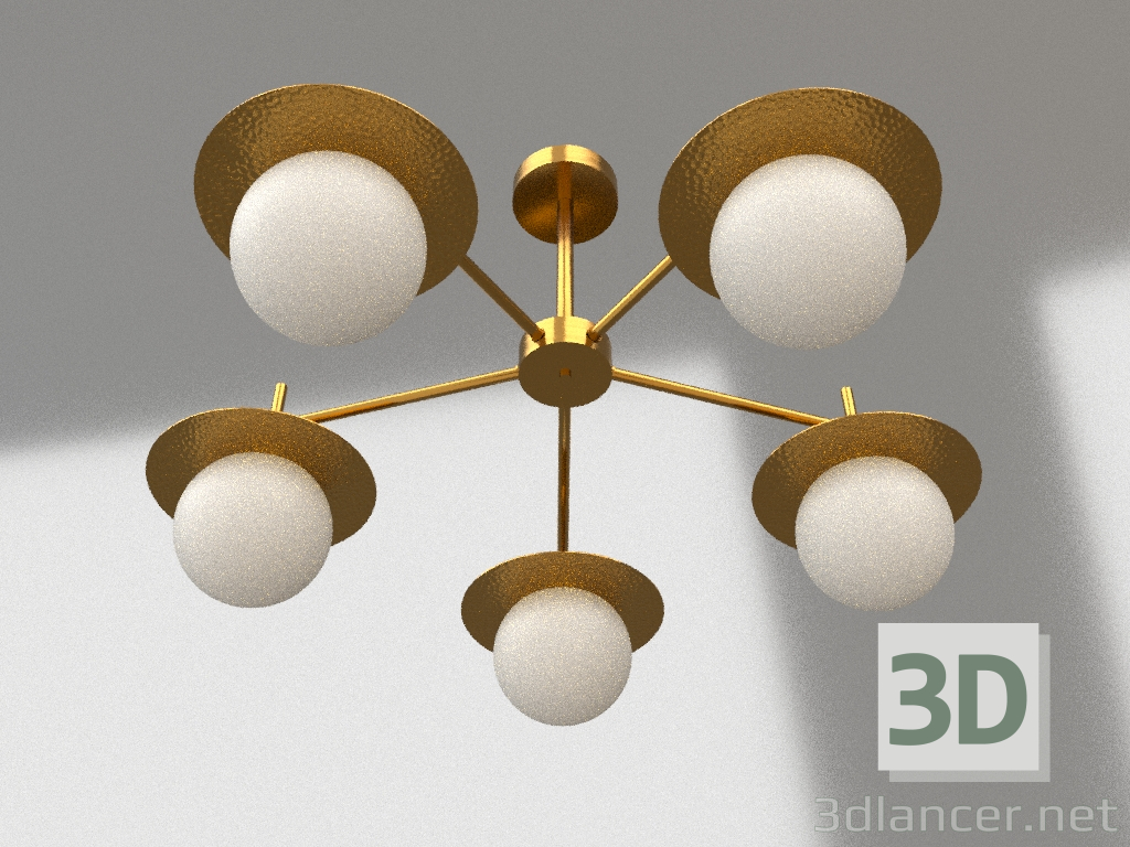 modèle 3D Suspension Camélia (FR5202PL-05BS) - preview