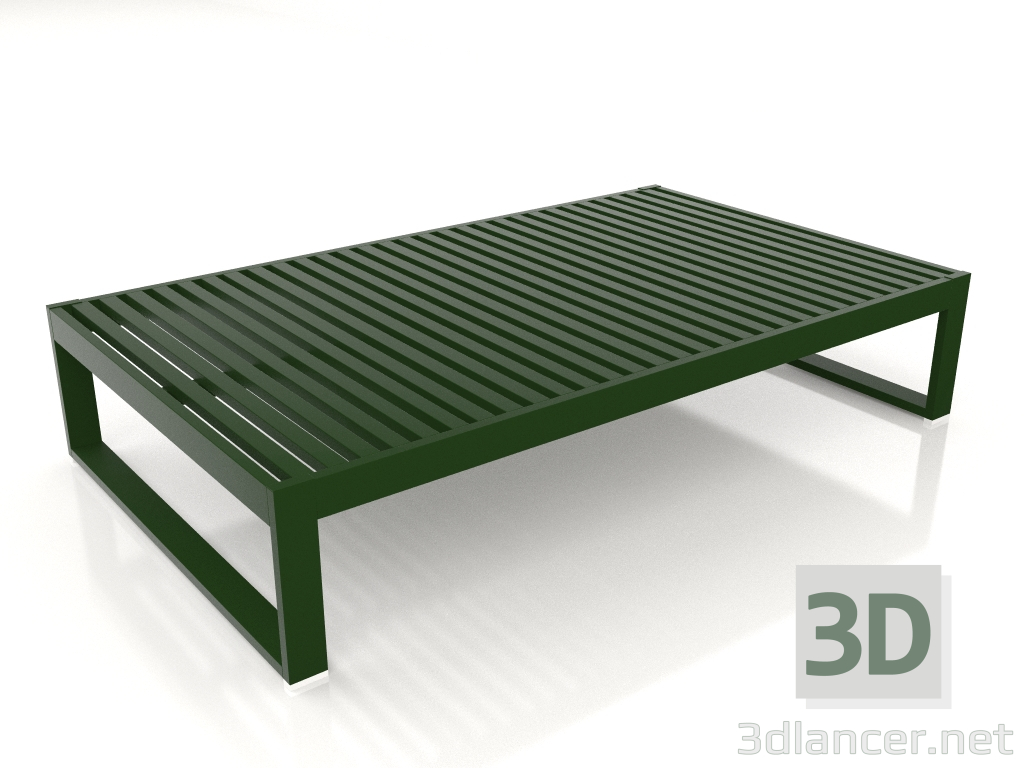 3d model Mesa de centro 151 (Verde botella) - vista previa