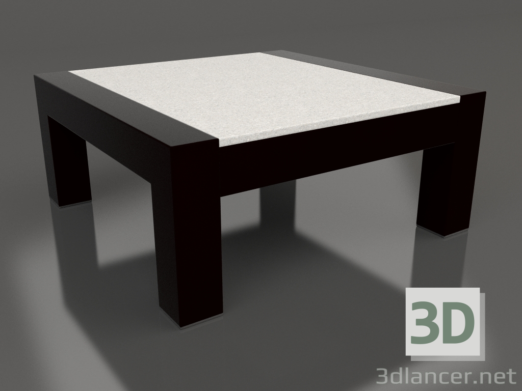 3D Modell Beistelltisch (Schwarz, DEKTON Sirocco) - Vorschau