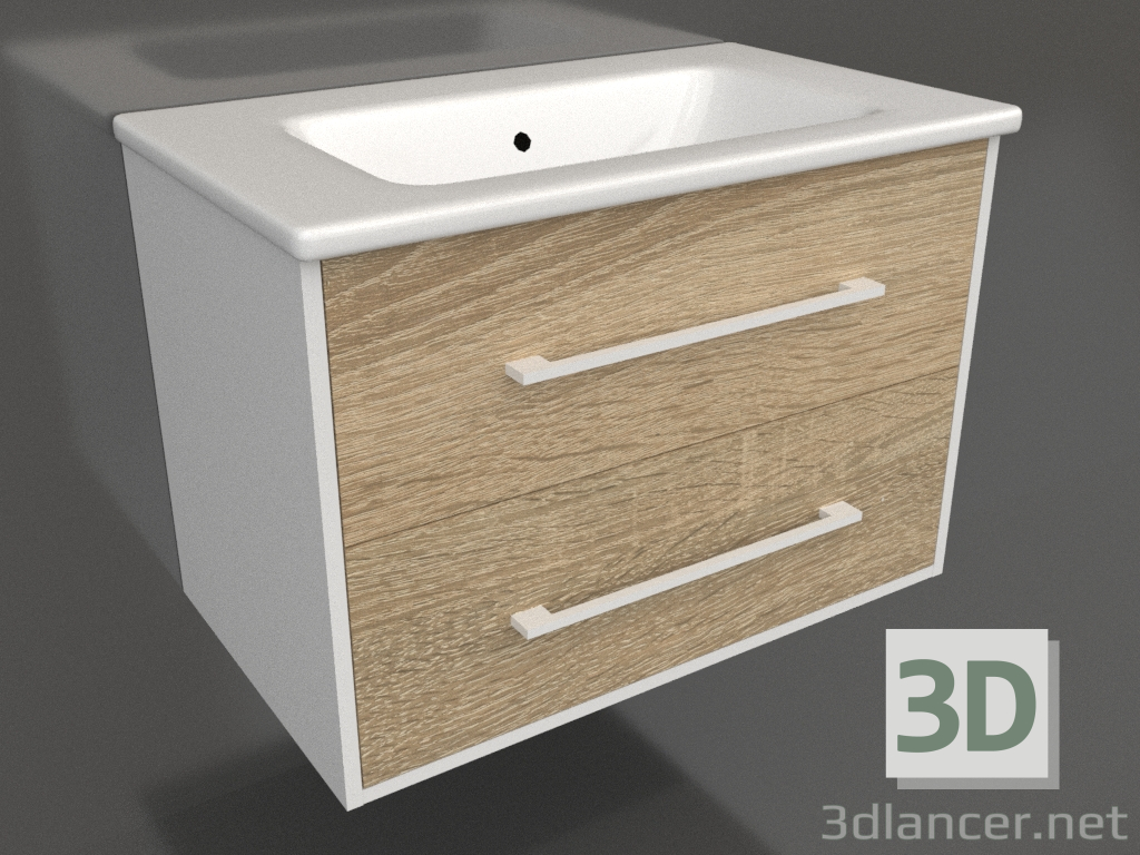 modèle 3D Armoire suspendue 80 cm (Mai.01.08) - preview