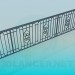 modèle 3D Balustrade - preview