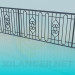 modèle 3D Balustrade - preview