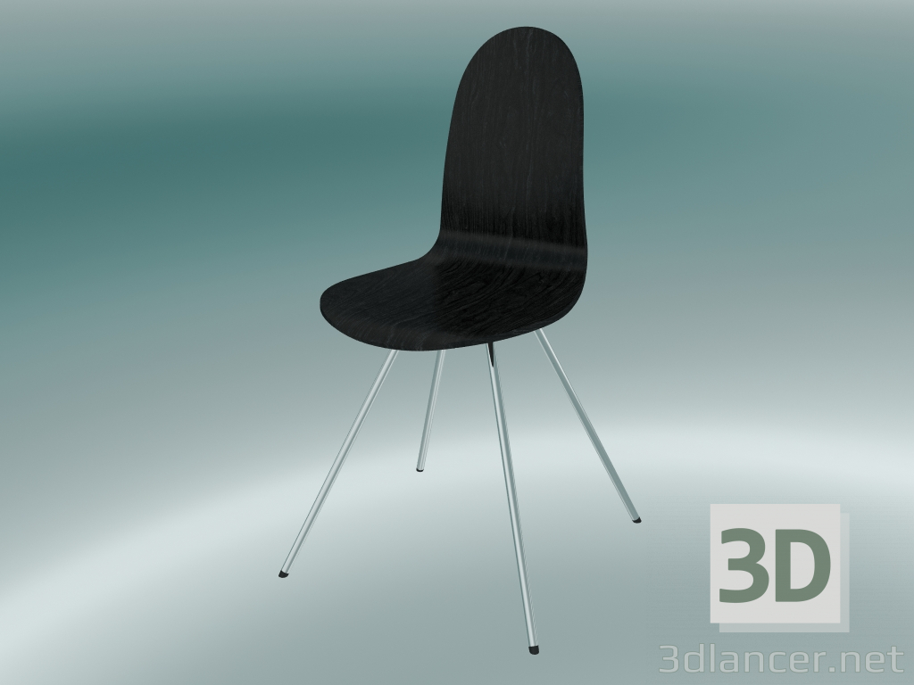 3d model Silla tapizada - vista previa