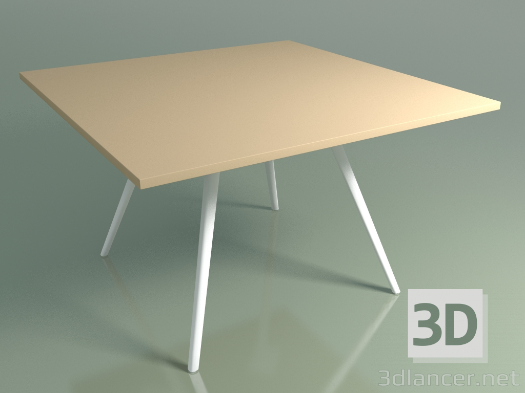 modèle 3D Table carrée 5413 (H 74 - 119x119 cm, stratifié Fenix F03, V12) - preview