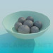 Modelo 3d Vaso com frutas - preview