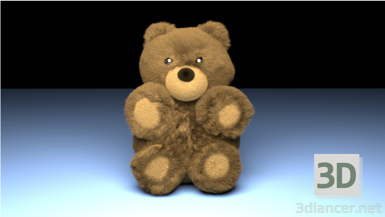 3d model Oso - vista previa