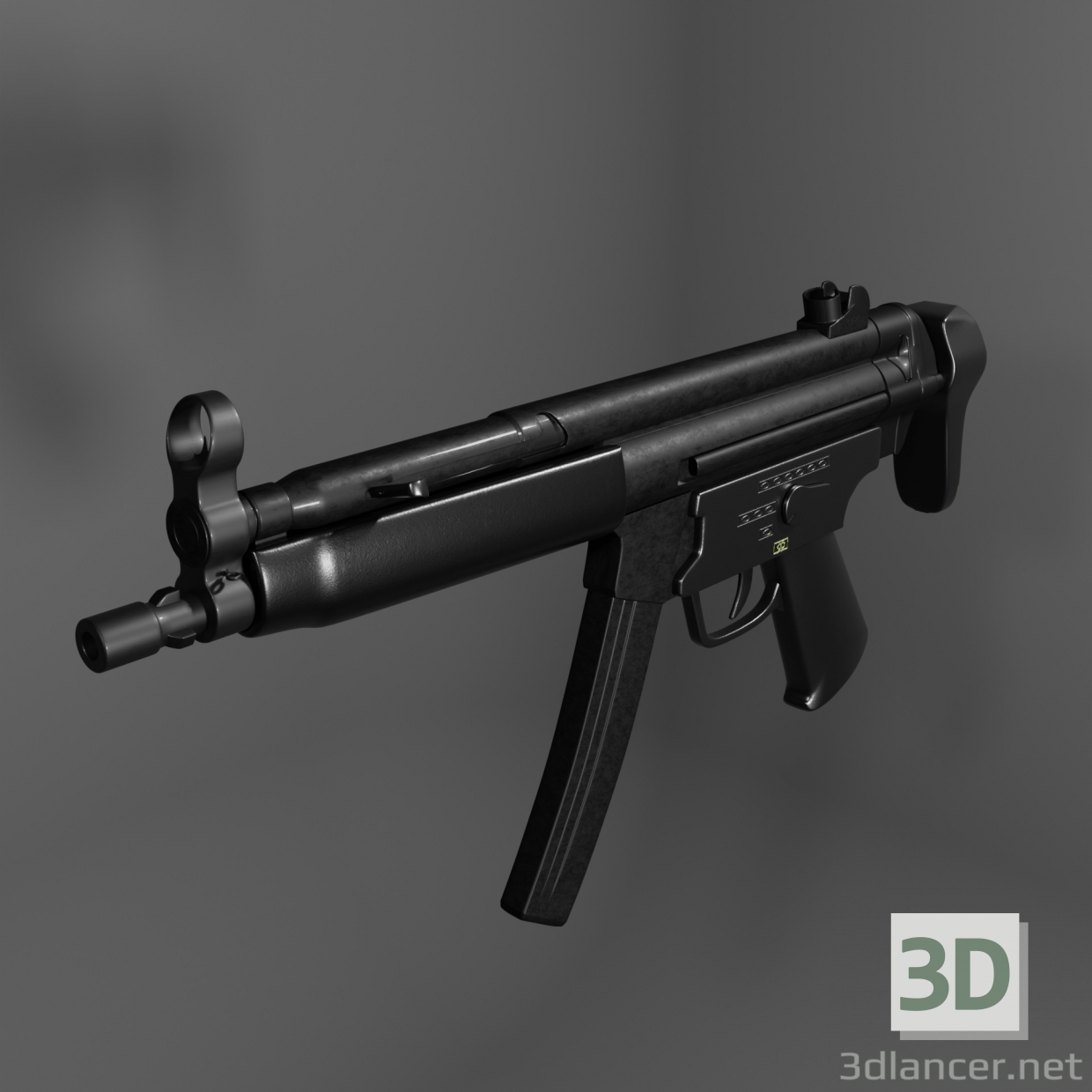 modèle 3D de MP5 acheter - rendu