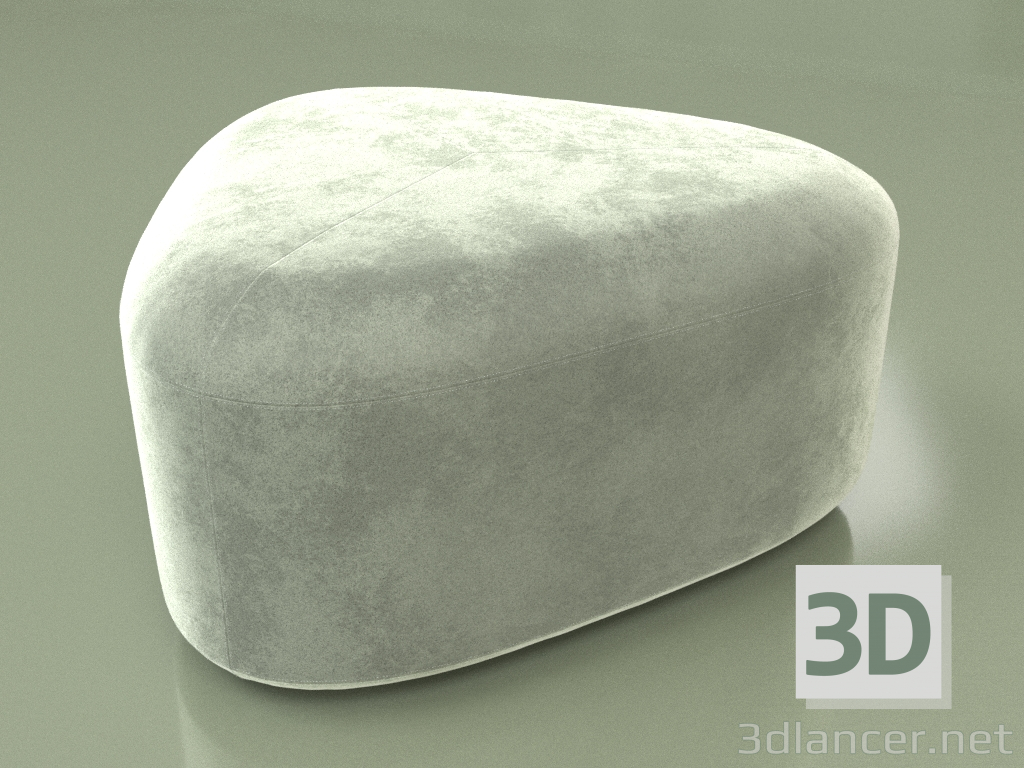 3D modeli Puf Taş M - önizleme