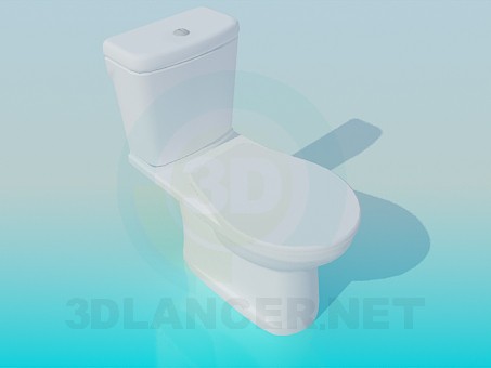 3d model Taza del inodoro - vista previa