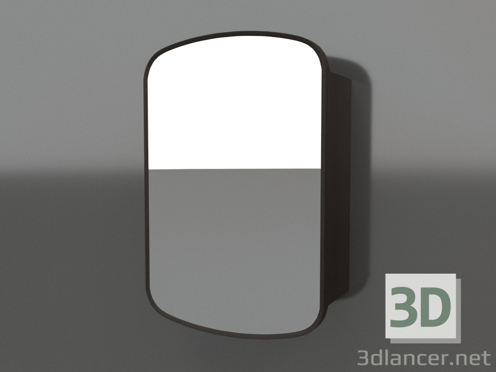 modèle 3D Miroir ZL 17 (460x200x695, bois brun foncé) - preview