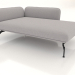 modello 3D Chaise longue 125 con bracciolo 85 a destra (001) - anteprima