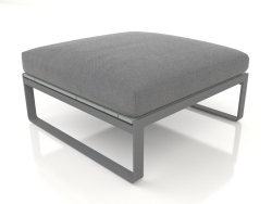 Canapé modulable, pouf (Anthracite)