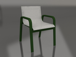 Fauteuil club de salle à manger (Vert bouteille)