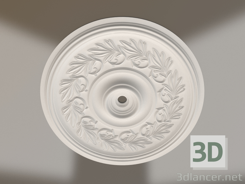 modèle 3D Prise pour plafond en plâtre RP 032 D=709 - preview