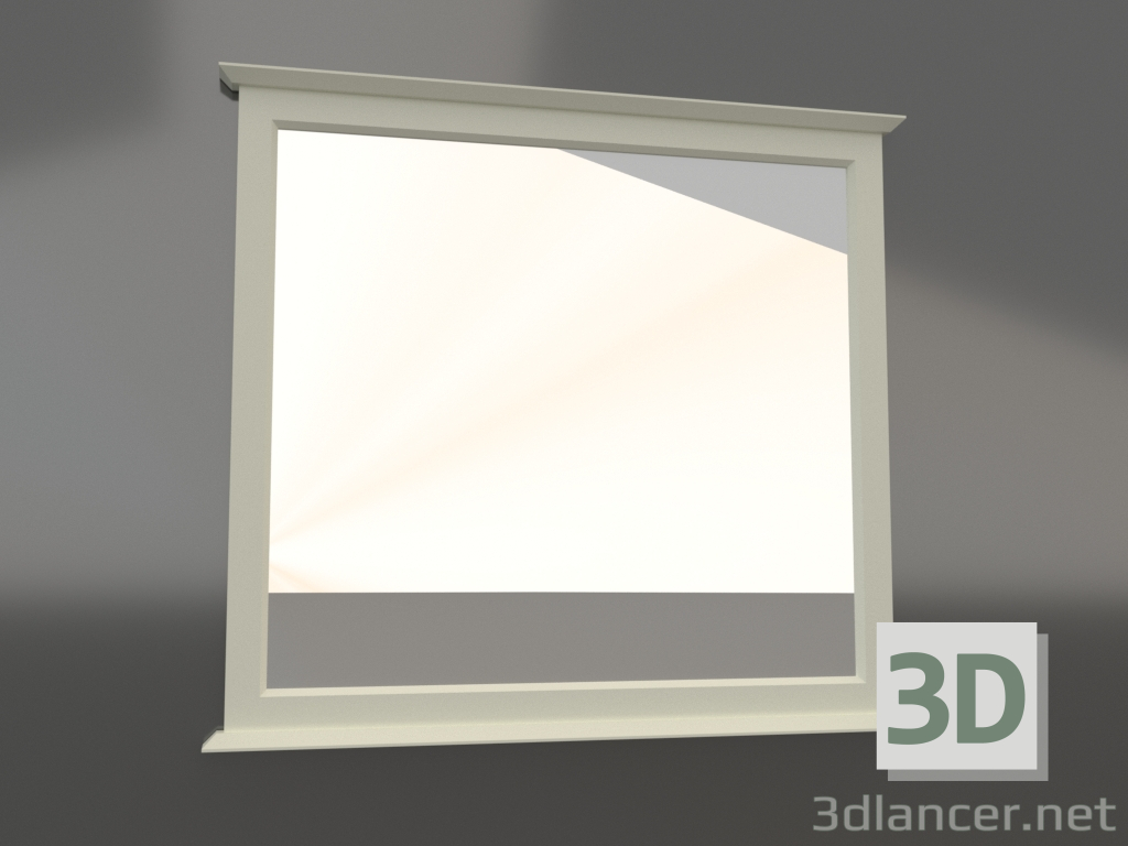 3D Modell Kantara 105 Spiegel (Elfenbein) - Vorschau 3D Modell Kantara 105 Spiegel (Elfenbein) - Vorschau