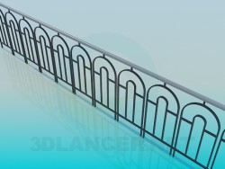 Balustrade pour le trottoir