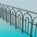 3d model Railing for the sidewalk - preview