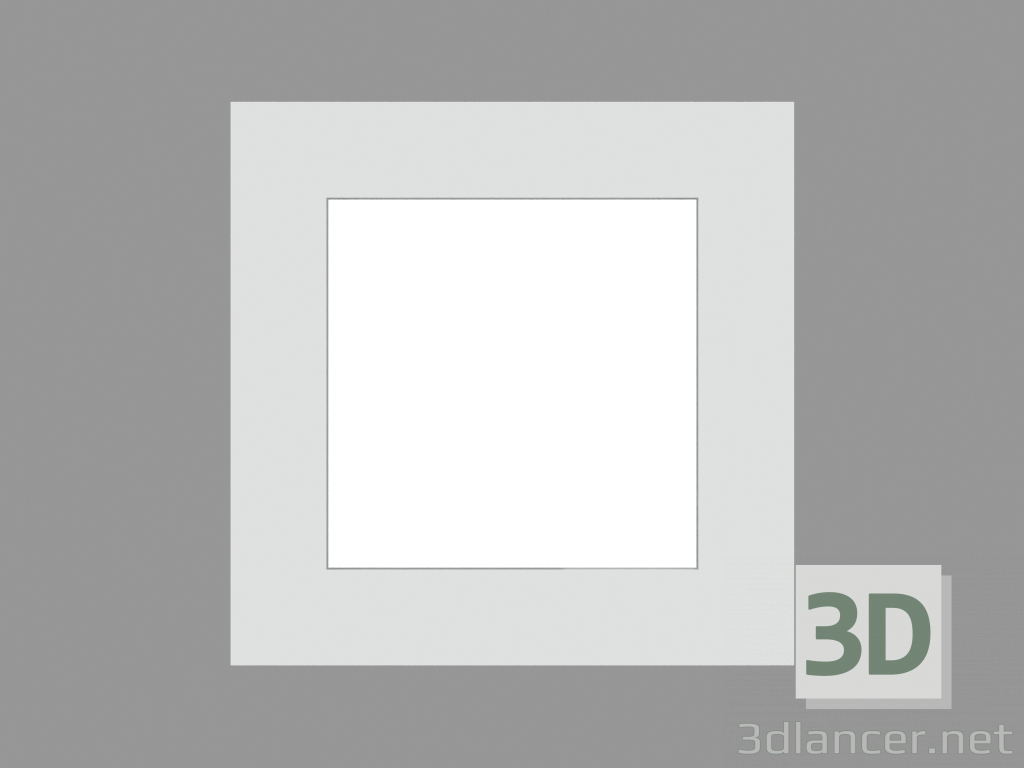 modello 3D Lampada da marciapiede ZIP SQUARE (S7874N LED) - anteprima