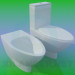 3D Modell WC und bidet - Vorschau