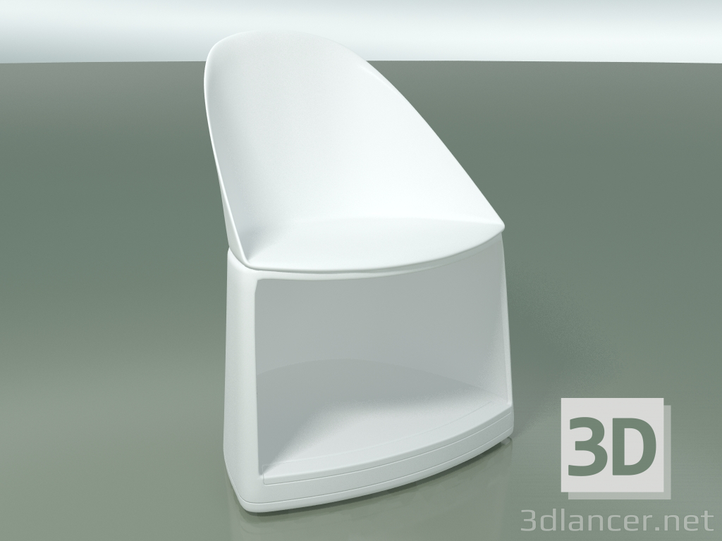 Modelo 3d Cadeira 2301 (com rodas, polipropileno PC00001) - preview