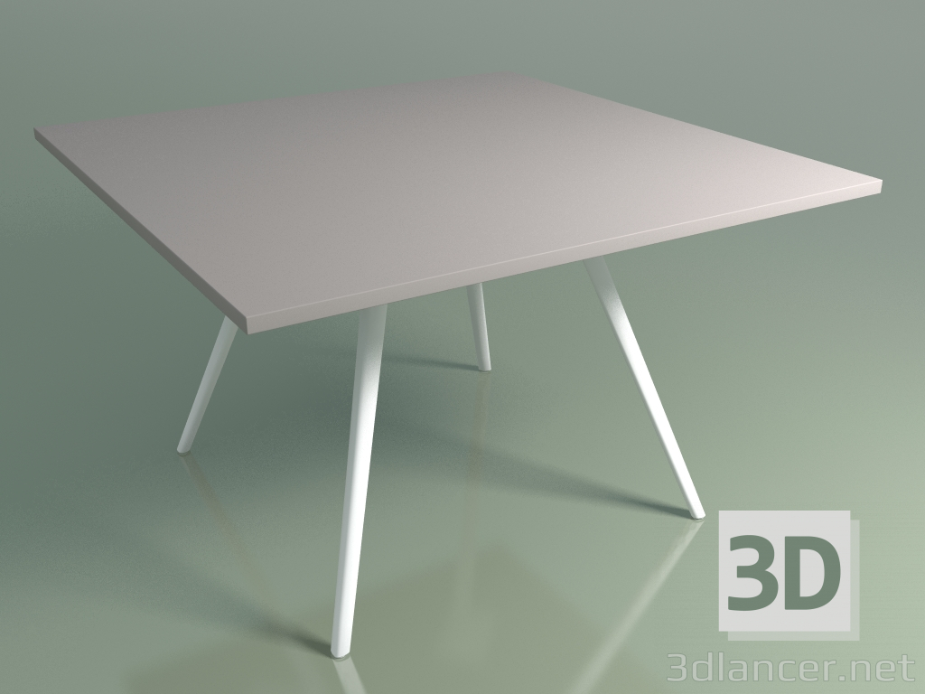 3D modeli Kare masa 5413 (H 74 - 119x119 cm, laminat Fenix F04, V12) - önizleme