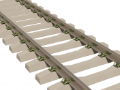 Fixation de rail type w30