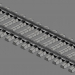 modèle 3D de Fixation de rail type w30 acheter - rendu