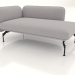 3D Modell Chaiselongue 125 mit Armlehne 110 rechts - Vorschau