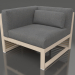 3D Modell Modulares Sofa, Abschnitt 6 links (Sand) - Vorschau