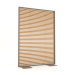 3d model Partition made of artificial wood and aluminum 120x170 (Roble golden, Bronze) - preview