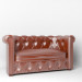 3d Leather sofa model buy - render