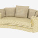 3d model Classic double sofa - preview